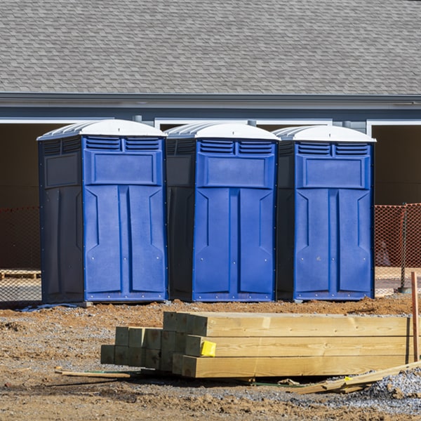 can i customize the exterior of the porta potties with my event logo or branding in Grandfalls TX